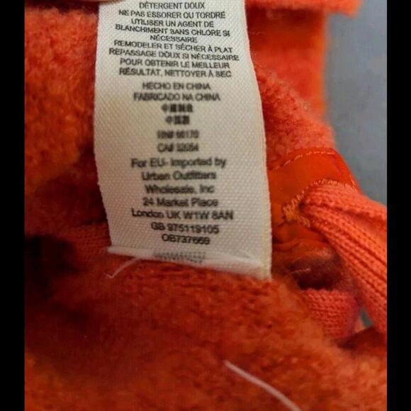 Free People Everlasting Cashmere Oversize Pullover Sweater Size XS/S Orange Ties - Picture 9 of 9